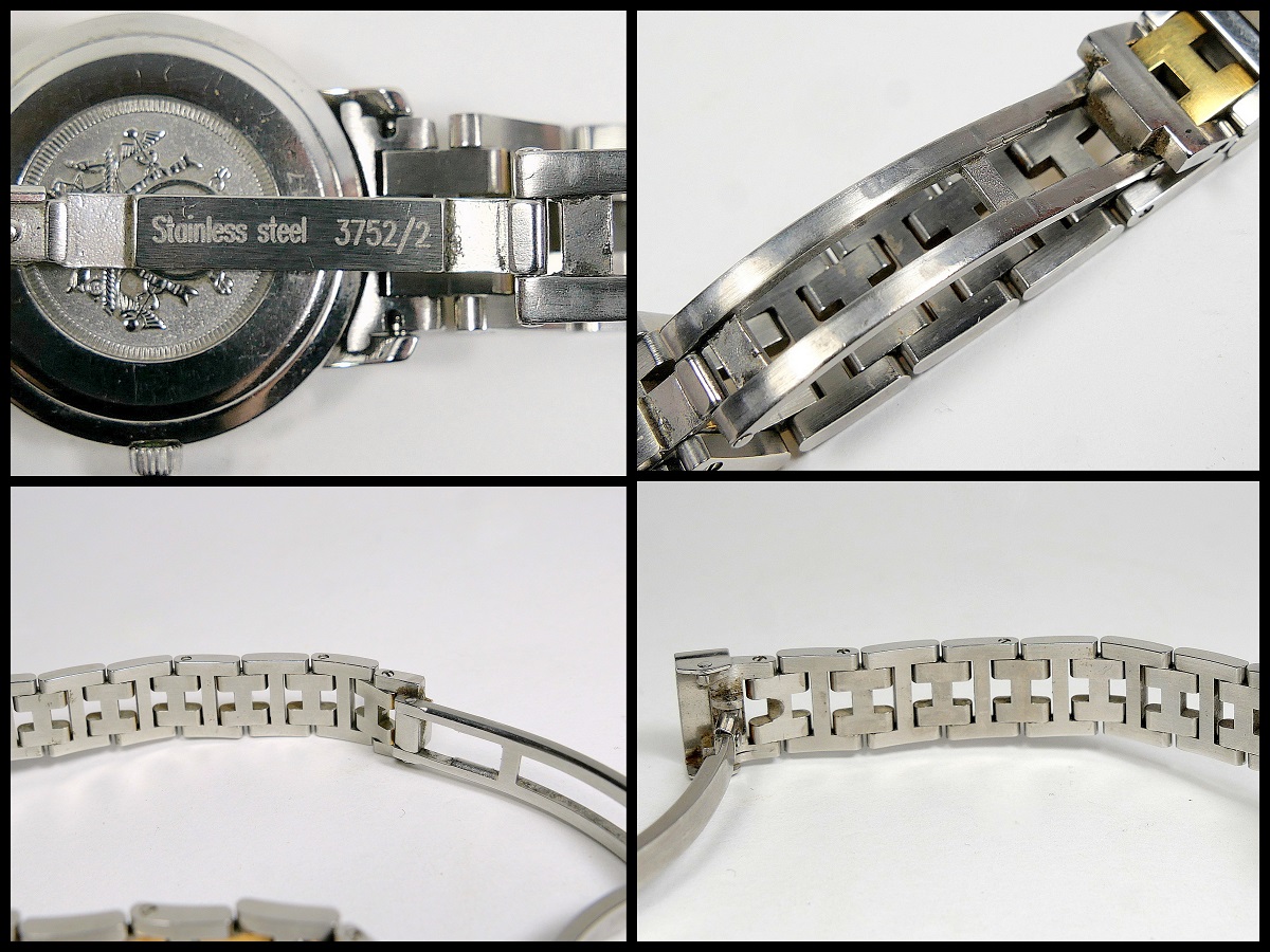【日本売上】■HERMES エルメス CL4.220 クリッパー レディース クォーツ 腕時計■ クリッパー